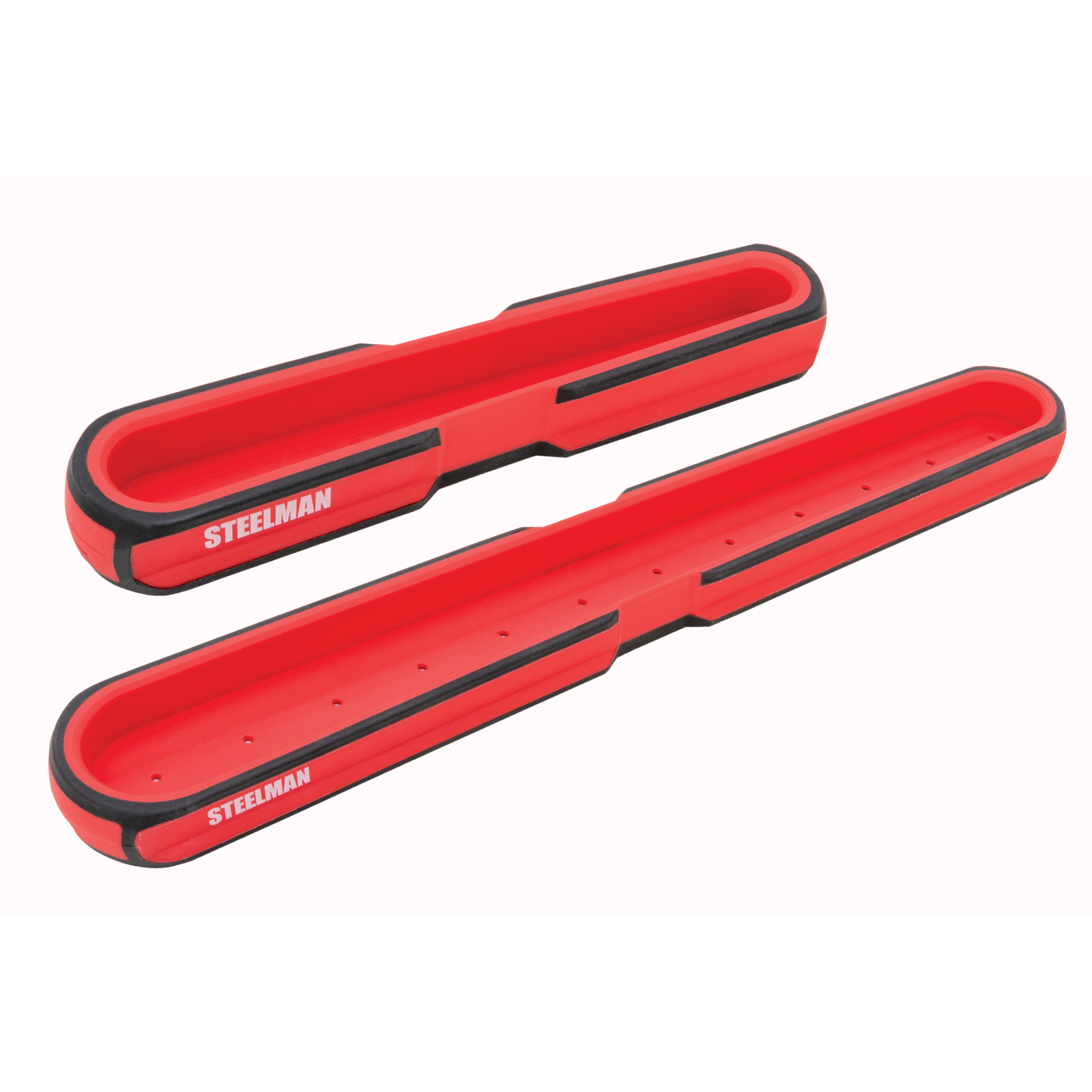 STEELMAN 2-Piece Magnetic Steel Socket Storage and Parts Accessory Tray Set, Model# 75107